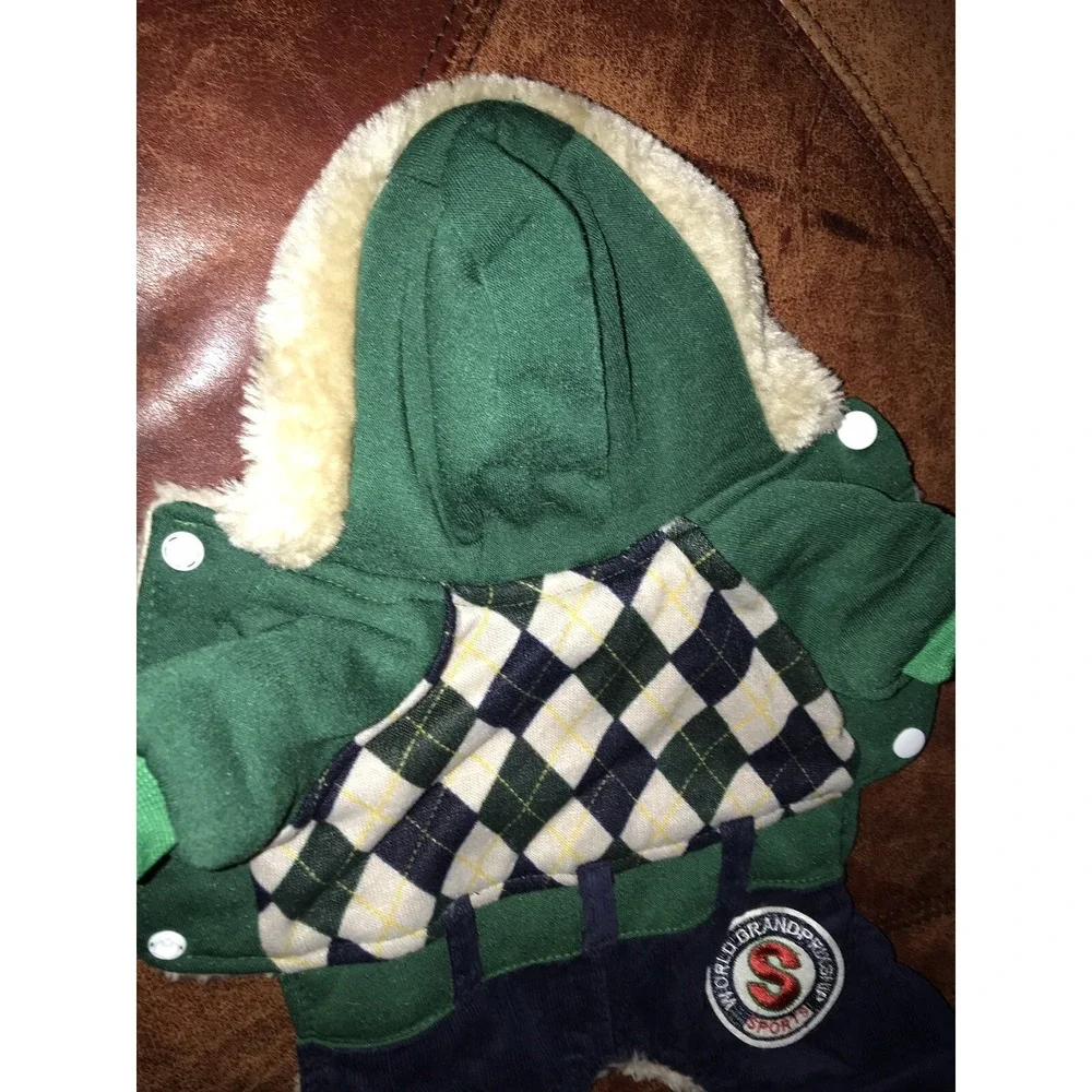 dog Full Body Warm Fur Lined Coat size XS World Grand‎ Prix Ship Sports